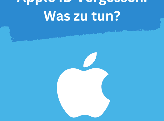 apple ID vergessen