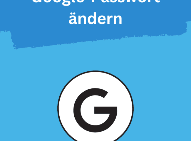 google passwort ändern