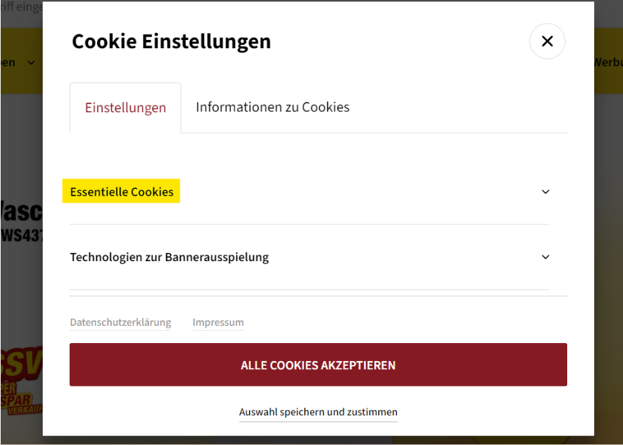 was sind cookie einstellungen